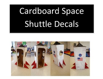 Preview of Cardboard Space Shuttle Spacecraft Decals
