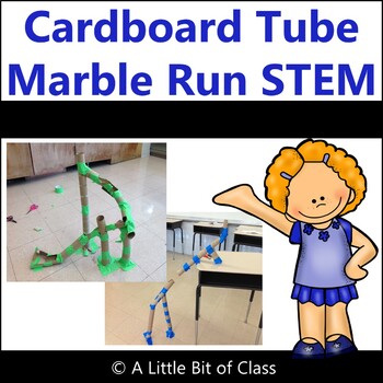 Preview of Cardboard Tube Marble Run STEM