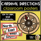 Cardinal Direction Posters for Mapping Skills Kindergarten