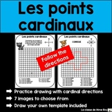 Cardinal Directions (French) - Les points cardinaux - Draw