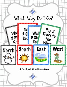 Preview of Map Skills- Cardinal Directions Game