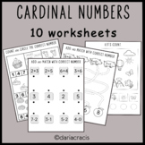 Cardinal Numbers Worksheet For Kids