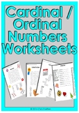 Cardinal / Ordinal Number Worksheets