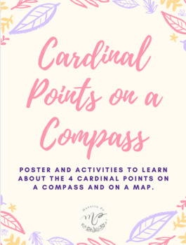 Preview of Cardinal Points and Directions Activities/Puntos Cardinales Direcciones-SPANISH