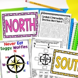 Cardinal and Intermediate Directions Bundle: 4 Resources {