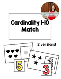 Cardinality 1-10 Task Cards
