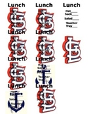 Cardinals Lunch Count (EDITABLE)