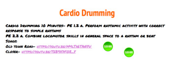 Preview of Cardio Dancing Unit-Lesson 1