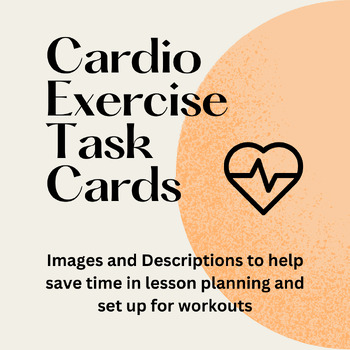 Preview of Cardio Exercise Task Cards