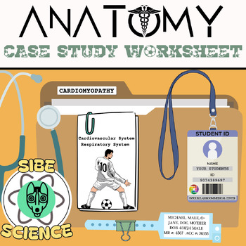 Preview of Cardiomyopathy Case Study, 11th, Anatomy, Cardiovascular, Worksheet