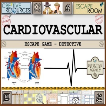 Preview of Cardiovascular System Biology Science Escape Room