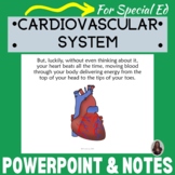 Cardiovascular System PowerPoint and notes for Special Education