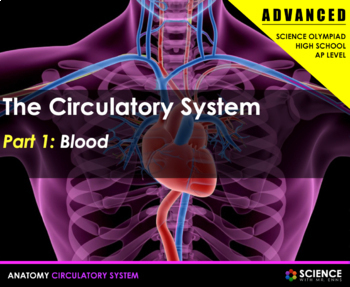 Preview of Cardiovascular or Circulatory System Advanced Presentation PPT + Student Notes