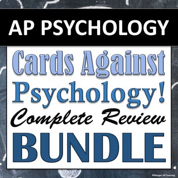 Preview of Cards Against Psychology: AP Psychology / AP Psych Review Game BUNDLE