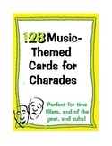 Cards for Music Charades