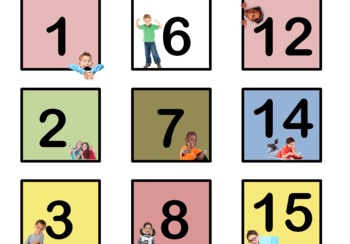 Preview of Cards (numbers 1 to 32)