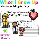 Career Activities- When I Grow Up I Want To Be- Writing