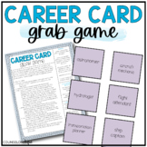 Career Card Grab Game for High School Career Development