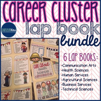 Preview of Career Cluster Community Helper Lap Book Set for Career Exploration