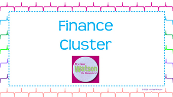 Preview of Career Cluster:  Finance