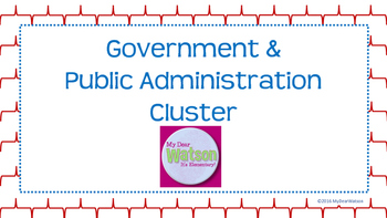 Preview of Career Cluster:  Government & Public Administration