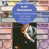 Career Cluster Job Worksheets | 16 Jobs & Clusters | Onlin