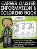 Career Coloring and Information Book: Finance