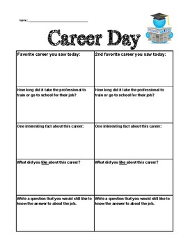 Preview of Career Day
