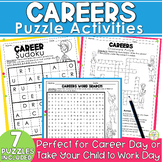 Career Day Activities Puzzles Word Search Crossword Take Y