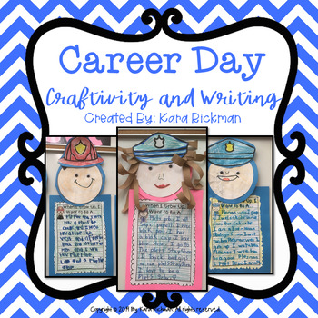 Preview of Career Day: Craftivity and Writing