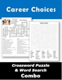 Career Day Crossword Puzzle & Word Search Combo