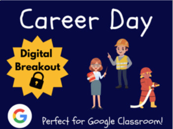 Preview of Career Day Digital Breakout (Career Exploration Escape Room, Activity)