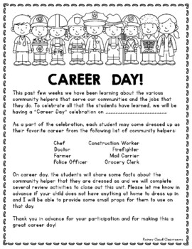 Preview of Career Day Flyer