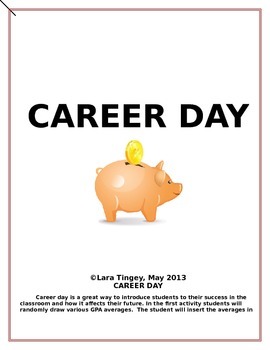 Preview of Career Day Packet