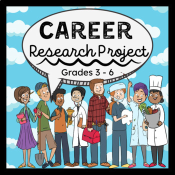 Preview of Career Day Research Project { Grades 3 - 6 }
