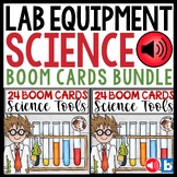 Career Day Science Tools & Lab Equipment Boom Cards with A