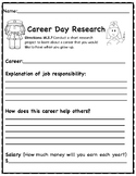 Career Day Short Research Freeebie