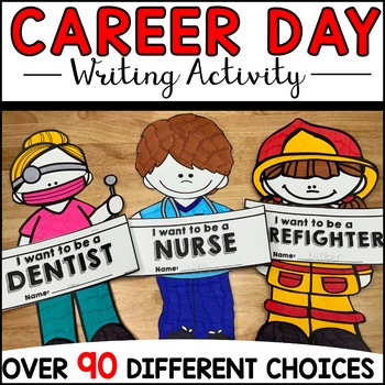 Preview of Career Day Activities Community Helpers When I grow Up Bulletin Board Ideas