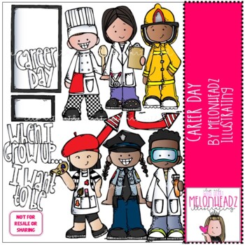 Preview of Career Day clip art COMBO PACK by Melonheadz Clipart
