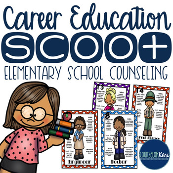 Preview of Career Exploration/Community Helper Scoot Activity -Elementary School Counseling