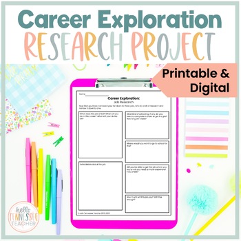 career exploration worksheets teaching resources tpt