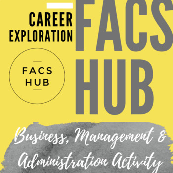 Preview of Career Exploration Activity: Business, Management & Administration (PDF)