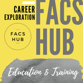 Preview of Career Exploration Activity: Education & Training (PDF)