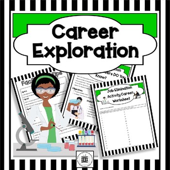 Preview of Career Exploration Activity Game - Middle and High School Occupations