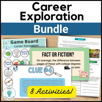 Preview of Career Exploration for High School Students - Activities for Career Exploration