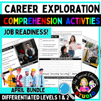 Preview of Career Exploration Bundle Vocational Job skill occupations readiness employment