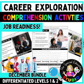 Preview of Career Exploration Bundle Vocational Job skill occupations readiness employment