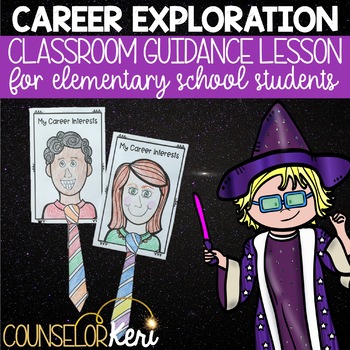 Preview of Career Exploration Classroom Guidance Lesson for Elementary Counseling