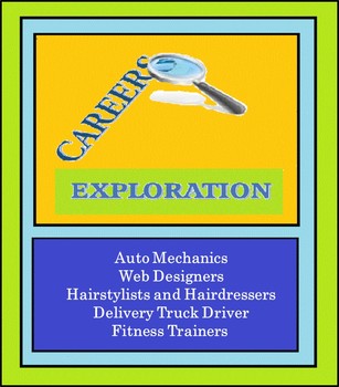 Preview of Careers Exploration, Jobs, Vocational, Reading,  Exploring Careers