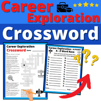 Career Exploration Crossword Puzzle Jobs Careers Morning Work No Prep